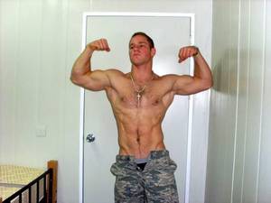 Military Buff Girl Porn - muscle sex military
