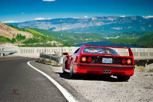 Ferrari Garage Porn - A Ferrari stopping for a rest.