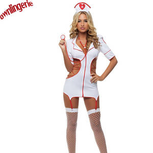 japanese costume - Sexy Nurse Costume Porn Women White Uniform Japanese Erotic Lingerie Hollow  Out Bandage Cosplay Sexy Nurse