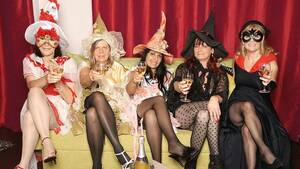 halloween naked drunk lesbians - â–· Its a steaming old and young lesbian halloween party - / Porno Movies,  Watch Porn Online, Free Sex Videos