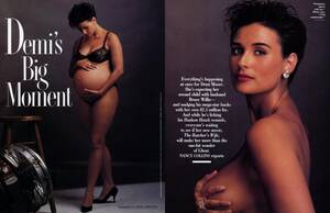 Gerri Willis Porn - Demi's Big Moment | Vanity Fair | August 1991