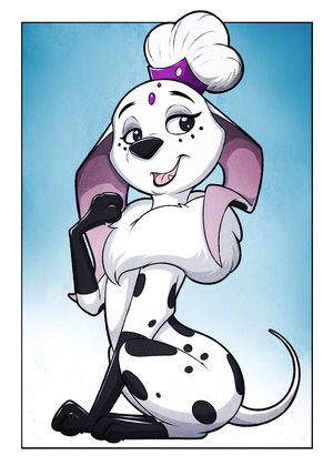 101 Dalmatians Furry Porn - 213270 - safe, artist:psy101, dolly (101 dalmatians), canine, dalmatian,  dog, mammal, feral, 101 dalmatian street, 101 dalmatians, disney, 2022, 2d,  female, front view, looking at you, open mouth, solo, solo female,  three-quarter view - Furbooru