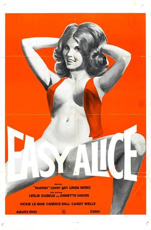 Classic 70s Porn Posters - Easy Alice vintage porn poster