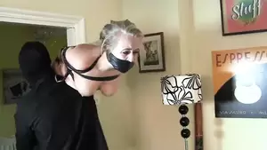 mature panty gagging - He has taped me naked with worn panties gagging me! | xHamster