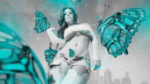 Butterfly Fantasy Porn - Sexy Girl Fantasy Butterfly Damplips porn.