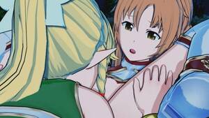 Anime Sword Art Online Lesbian - Sword Art Online - Asuna X Leafa Yuri Hentai - xxx Mobile Porno Videos &  Movies - iPornTV.Net