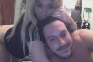 blonde tranny fucks boyfriend - Blonde shemale gets naughty with her boyfriend | xHamster