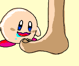 Kirby Feet Porn - kirby have feet fetish - Drawception