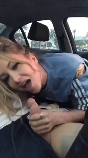 car blowjob swallow - Austin Reign blowjob in car cum swallow snapchat premium porn videos