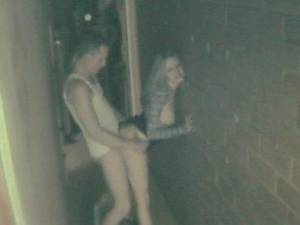 hidden spy cam sex - Extremely hot teen blonde caught by hidden spy cam having sex outdoors