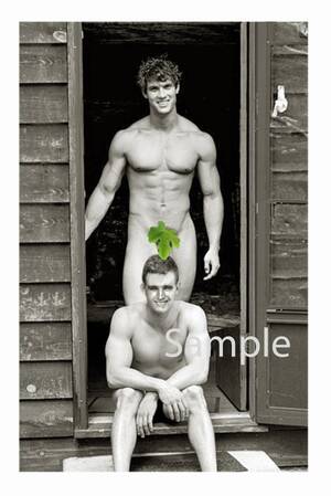 best nudist vintage - Vintage Photo Reprint Muscular Nude Soldiers Smile & Pose in - Etsy Canada