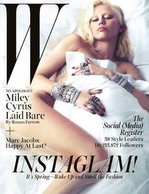 Anime Miley Cyrus Porn - Miley Cyrus poses nude for W Magazine: 'I want to still do this at 75'