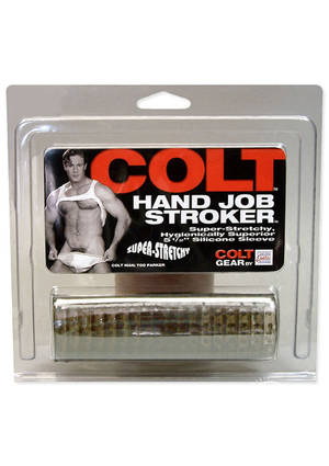 colt hand job - Colt Hand Job Stoker Tod Parker 5.5 Inch Silicone Smoke