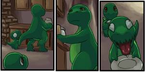 Furry T Rex Porn - Speaking of cute characters, this webcomic has no point other than to show  the most adorable baby furries the creator could draw. I like the general  idea of ...