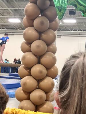 big boob orgy part 2 - Coconut Tree Balloons Put Up by My Daughter's Gymnastics Venue... : r/funny