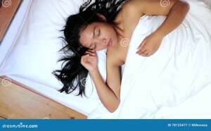 nude asian sleeping naked - Woman Sleeping in Bed, Top View. Stock Video - Video of adult, floor:  78125477