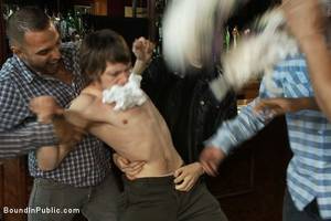 Furry Public Porn - Photo number 2 from A furry gets beaten and gang fucked at a public bar.