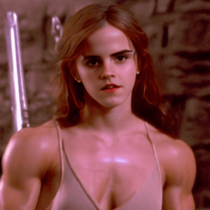 Emma Watson Porn Giant Cock - Emma Watson in Rambo III (1988) : r/StableDiffusion