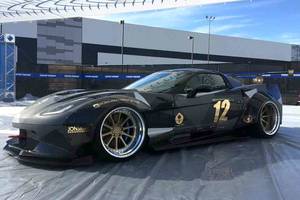 Cool Car Porn - SEMA 2016: Car Porn Racing's Black Manta Corvette goes global