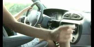 gloved handjob driving passenger - Handjob Wile Driving in Traffic With Tiffany - Free Porn Videos - YouPorn