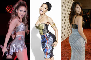 Kim Kardashian Butt Porn - Kardashian, Lopez, Minaj bring pride to asses everywhere