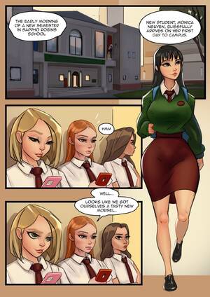 Lesbian School Comic - Our New Best Friend comic porn | HD Porn Comics