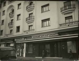 Bucharest Hotel - She visited Romania and Bucharest in 1940 and her pictures are present now  in the