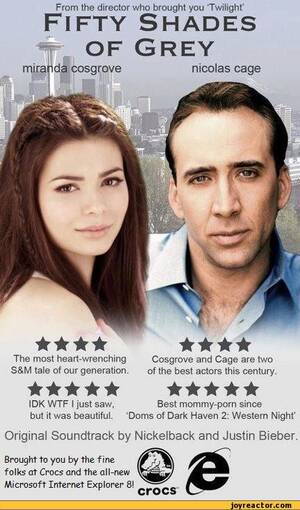 Nicolas Cage Porn Movie - The most heart-wrenching Cosgrove and Cage are two S&M tale of our  generation. of the best actors this century. IDK WTF I just saw. Best mommy- porn since but it was