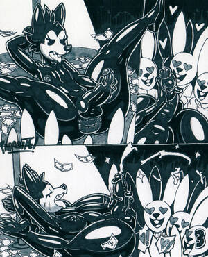 bunny and wolf sex hentai - Wolf And Rabbit After Work comic porn | HD Porn Comics