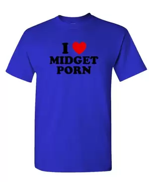 1950s Midget Porn - I HEART MIDGET PORN - Unisex Cotton T-Shirt Tee Shirt | eBay