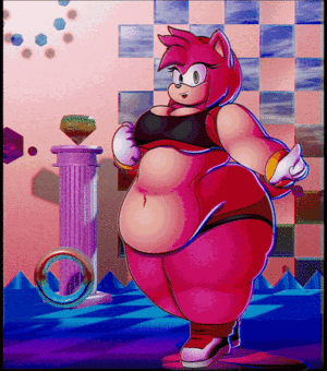 Fat Amy Rose Porn - 215811 - suggestive, artist:mr-nobody, amy rose (sonic), hedgehog, mammal,  anthro, sega, sonic the hedgehog (series), 2022, 2d, 2d animation, 3d  background, 5 fingers, abstract background, animated, belly button, big  breasts, bottomwear, breasts,