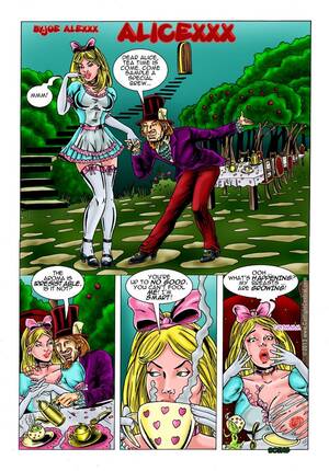 Lesbian Cartoon Porn Alice In Wonderland - Alice in Wonderland -AliceXXX - Porn Cartoon Comics