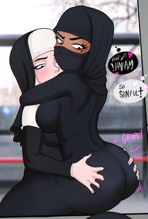 lesbian sex god - Mohammad Fucked A Loli And Mary Was A Loli When God Impregnated Her, So  What's Wrong With Lesbian Sex Between A Nun And A Hijab? - Page 10 - Comic  Porn XXX