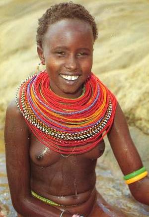 Hot Very Young Girls - Samburu Girl: Eve before the arrival of the snake Source: Postcard,  Westland Sundries