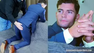 naked jock spank - Muscular Straight Jock Spanked in a Suit and Tie | xHamster