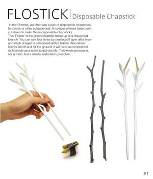 demonstrates chopsticks - th millions of trees are being cut down every year to make disposable  chopsticks, Korean