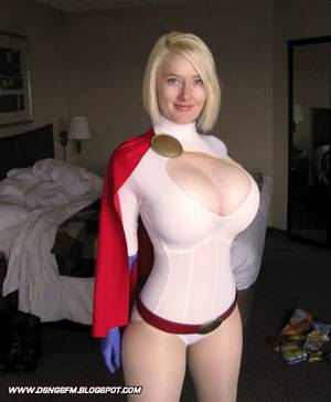 cosplay big tits fuck - power girl sexy cosplay big boobs huge breasts milf san diego comic con  2012 2013 pose dc comics new 52 actress thick blonde female superhero pawg.