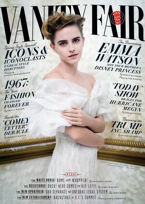 Disney Porn Emma Watson - Emma Watson poses topless for Vanity Fair | Glamour UK