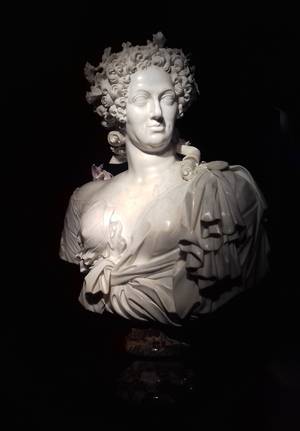 Classic Family Jewels - Bust of Christina by Giulio Cartari in Palacio Real de La Granja de San  Ildefonso