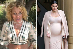 Kim Kardashian Ass Captions - Kim Kardashian says she was 'shamed' like Britney Spears when she was  pregnant with North | The US Sun