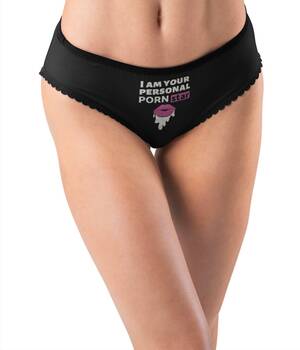 hoop panties - I Am Your Personal Porn Star Sexy Panties, Lingerie, Womens Underwear,  Womens Briefs - Etsy
