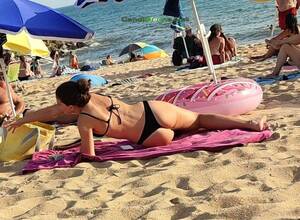 candid creeper shots beach - Nude Beach creepshots caught black bikini - Candid Teens