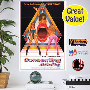 Movie Consenting Adults Porn - POSTER Retro XXX Consenting Adults Porn MULTIPLE FORMATS PAPER or CANVAS |  eBay