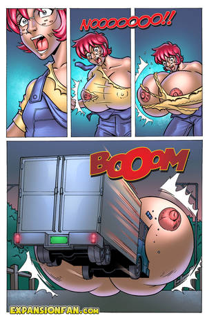 growth expansion huge nipples tits - BE comic cover art breast expansion comic