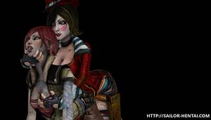 Borderland Lilith Porn Mad Moxxi - Lilith and Moxxi try girl to girl fun | Borderlands Hentai