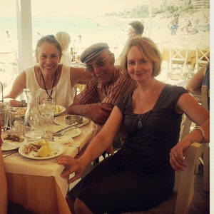 Martha Rhodes Iron Man Porn - Lunch with Martha and her husband Mark by the sea in Athens.