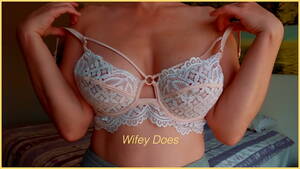 Lace Lingerie Tits - MILF hot lingerie. Big tits in white lace bra - XVIDEOS.COM