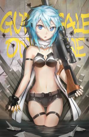 gun gale online porn - Sword Art Online, Shinon, by lu\