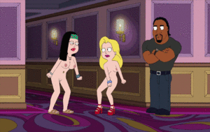 American Dad Hayley Smith Pussy - Francine Smith, Hayley Smith in nude battle â€“ American Dad Porn