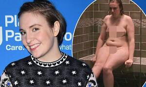 Lena Dunham Naked Porn - Lena Dunham admits frequent nude scenes on Girls getting tougher to do |  Daily Mail Online